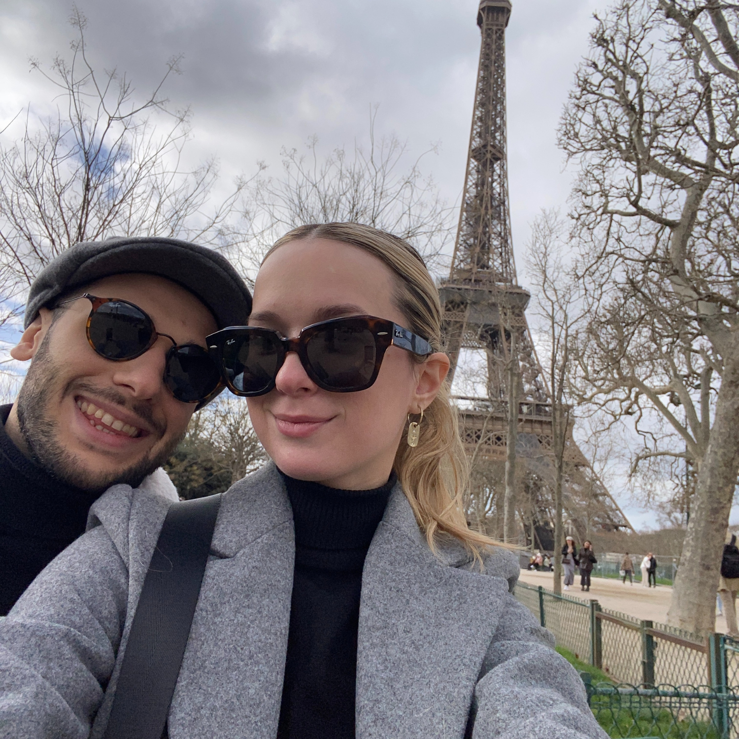 Foto casual de la pareja