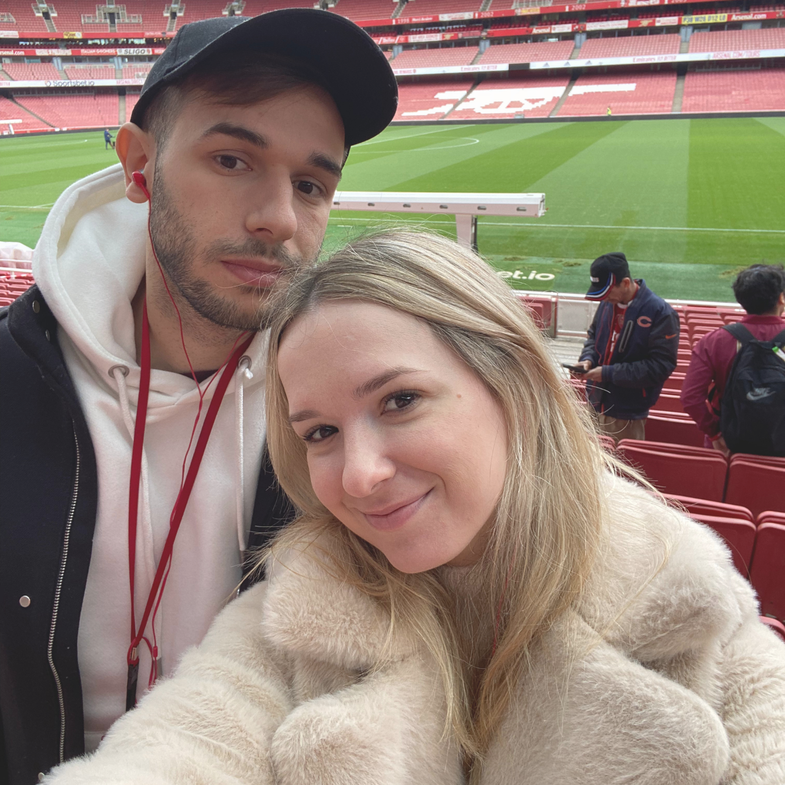 Momento íntimo de la pareja